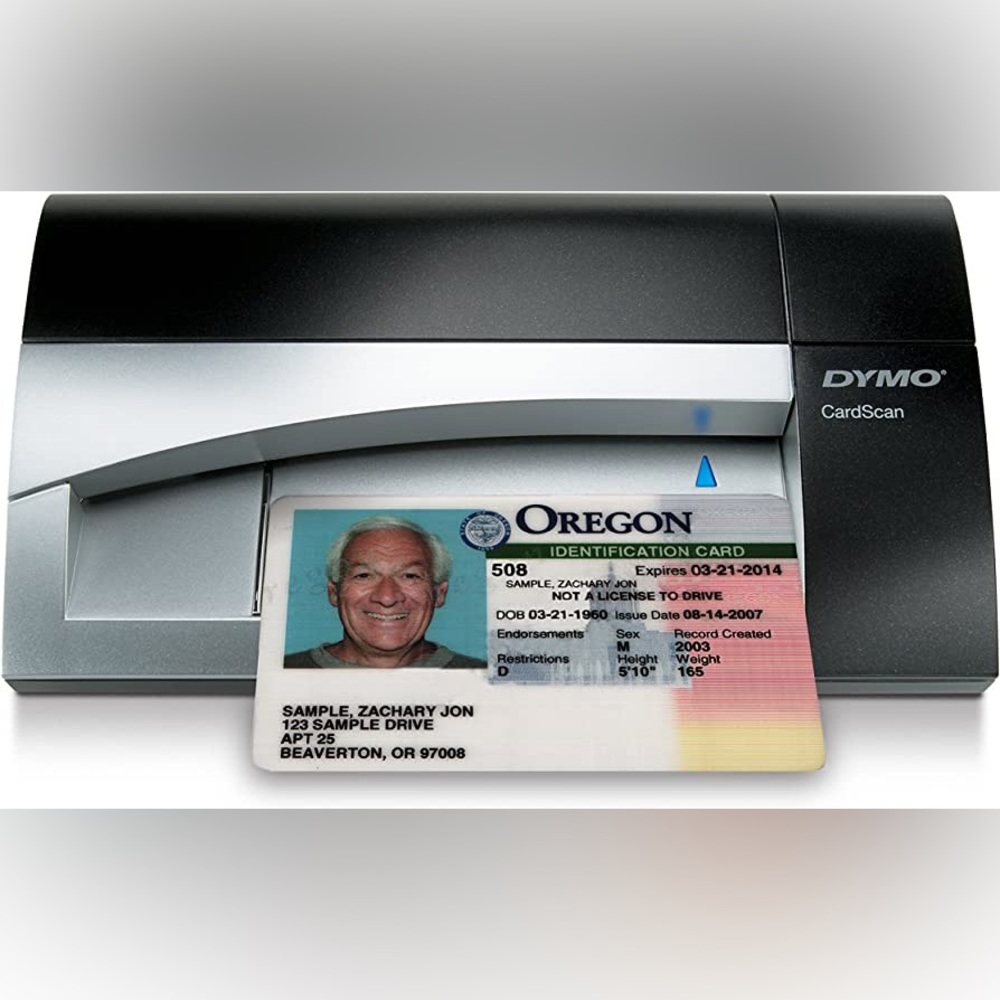 Executive Card Scanner and Business Contact Management System. Preowned.